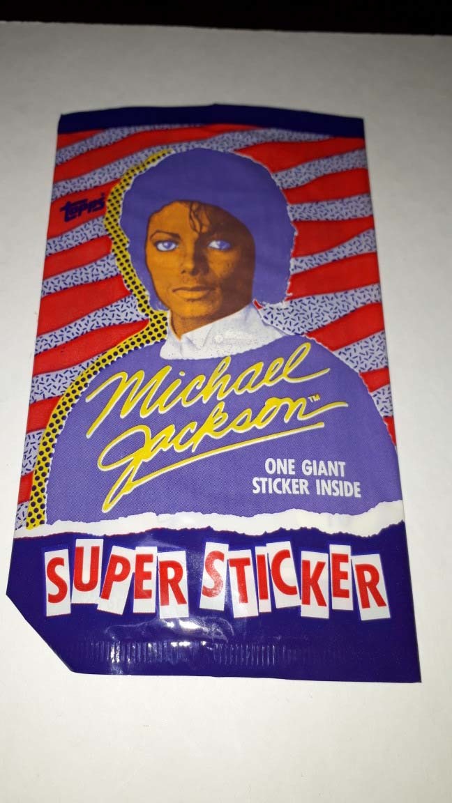 マイケルジャクソン　スーパーステッカー　1984年製_画像1