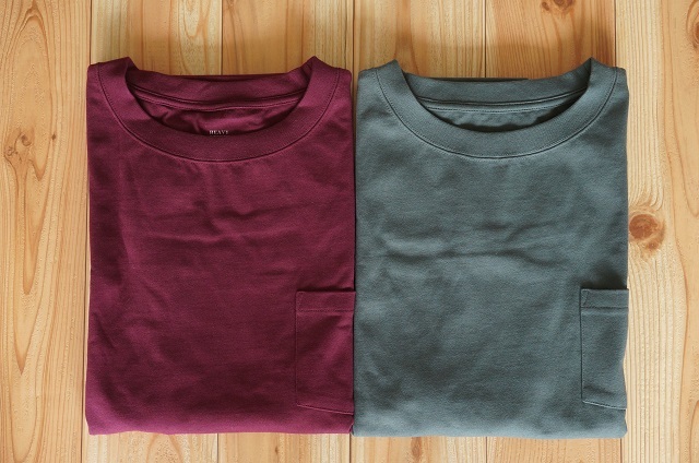 JOURNAL STANDARD relume USA OVER SIZE HEAVY OZ TEE L グリーンとボルドー 2枚セット_画像1