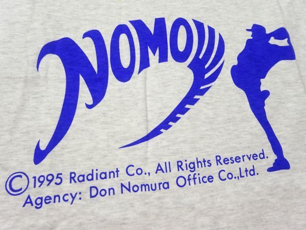 ★新品♪90's!!野茂英雄★トヨタNOMO Tシャツ/ドジャースMLBノベルティグッズユニフォーム近鉄バファローズ90年代ヴィンテージ_画像5