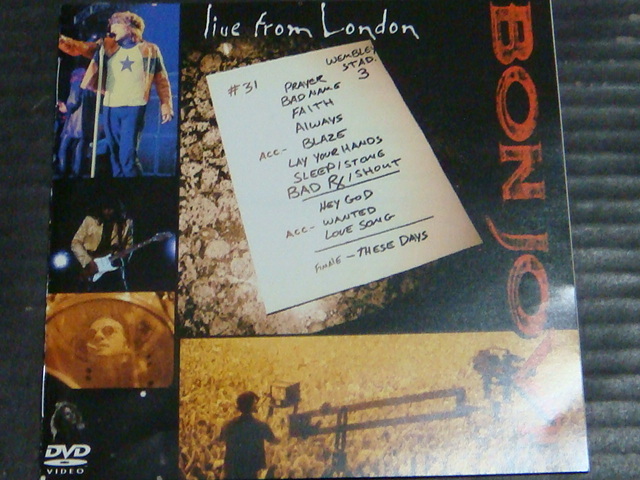 BON JOVI/ボン・ジョヴィ ライブ「LIVE FROM LONDON/ライブ・フロム・ロンドン」国内盤 DVD_画像1