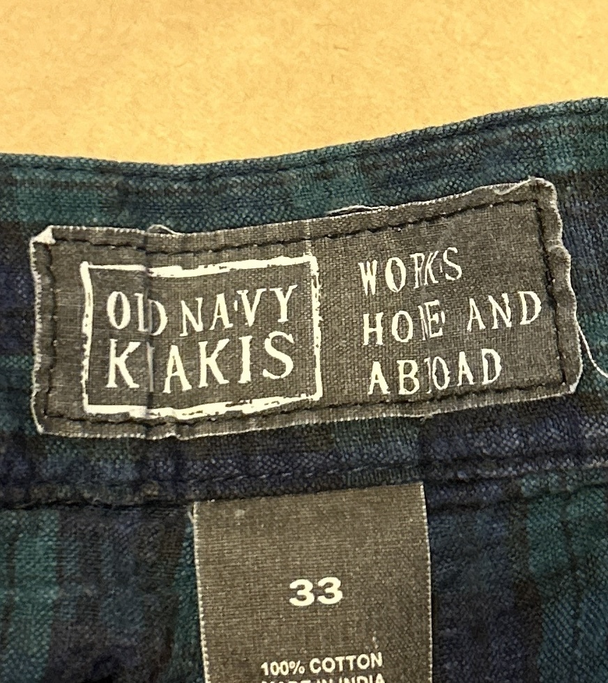 ◆即決送料込み◆旧タグ90sオールドネイビーシアサッカー地ショートパンツW33◆OLD NAVYGAPアメリカ古着ビンテージヴィンテージ