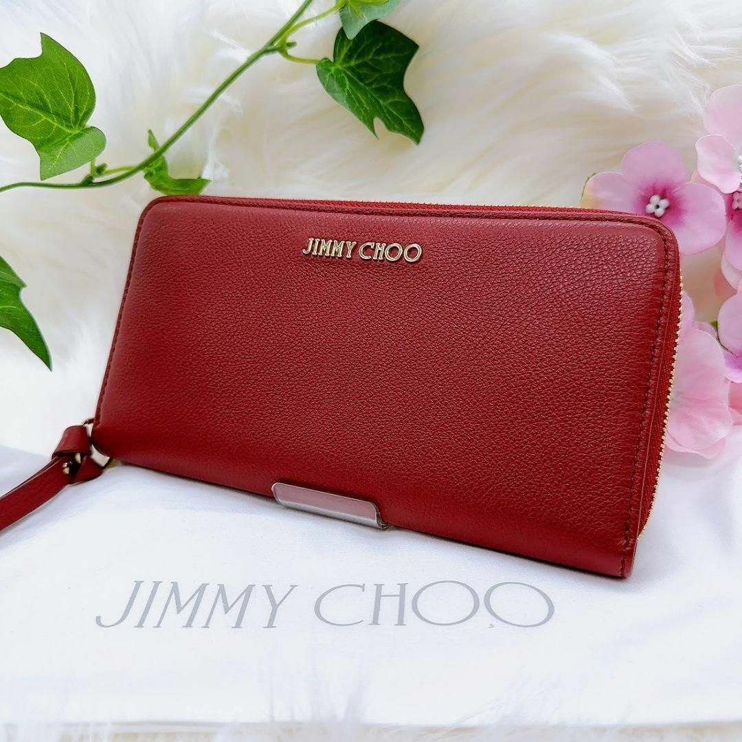 ブランド雑貨総合 ジミーチュウ CHOO JIMMY レザー 長財布 ラウンド