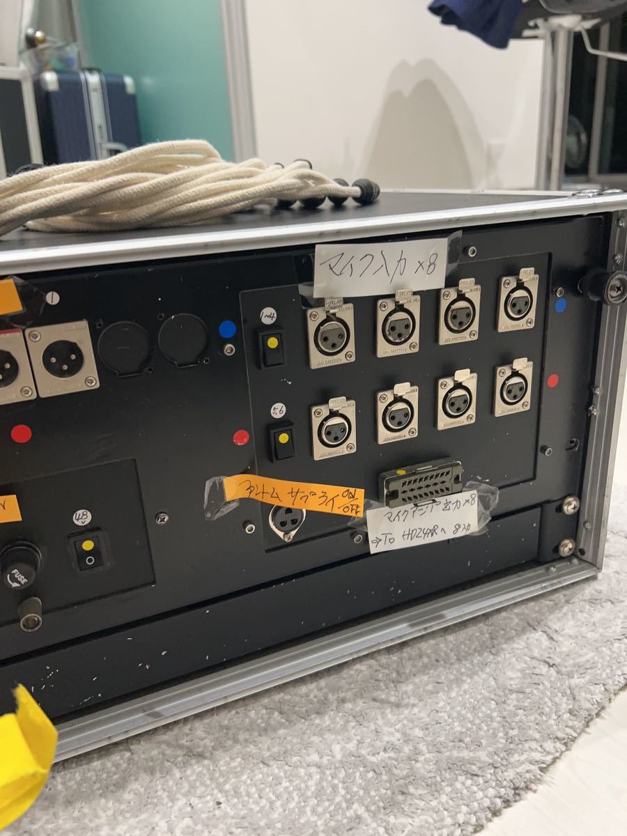 録音用機材 ミキサー LAWO W990 Neumann マイクアンプ ノイマンV476B