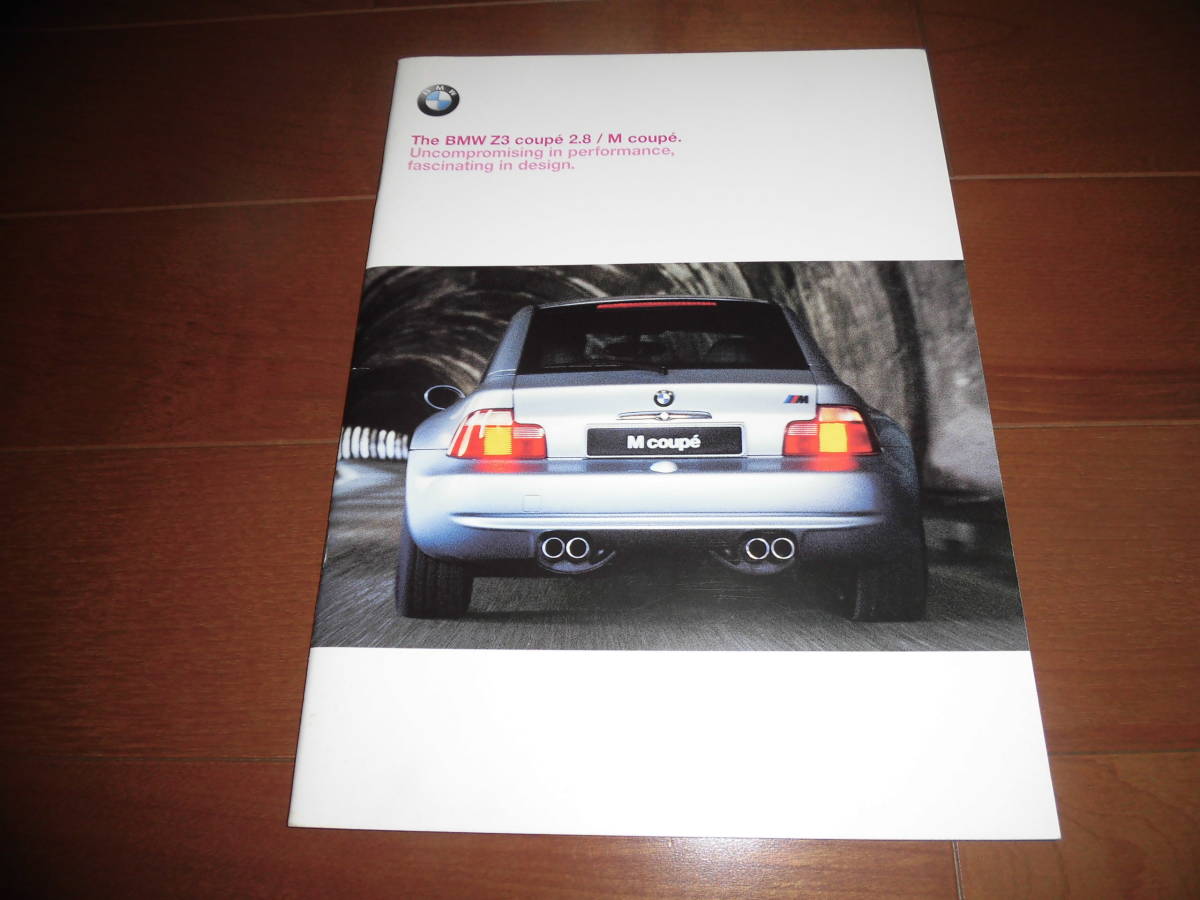 BMW Z3 coupe /M coupe [ catalog only E36/8 1998 year 10 month 33 page ]