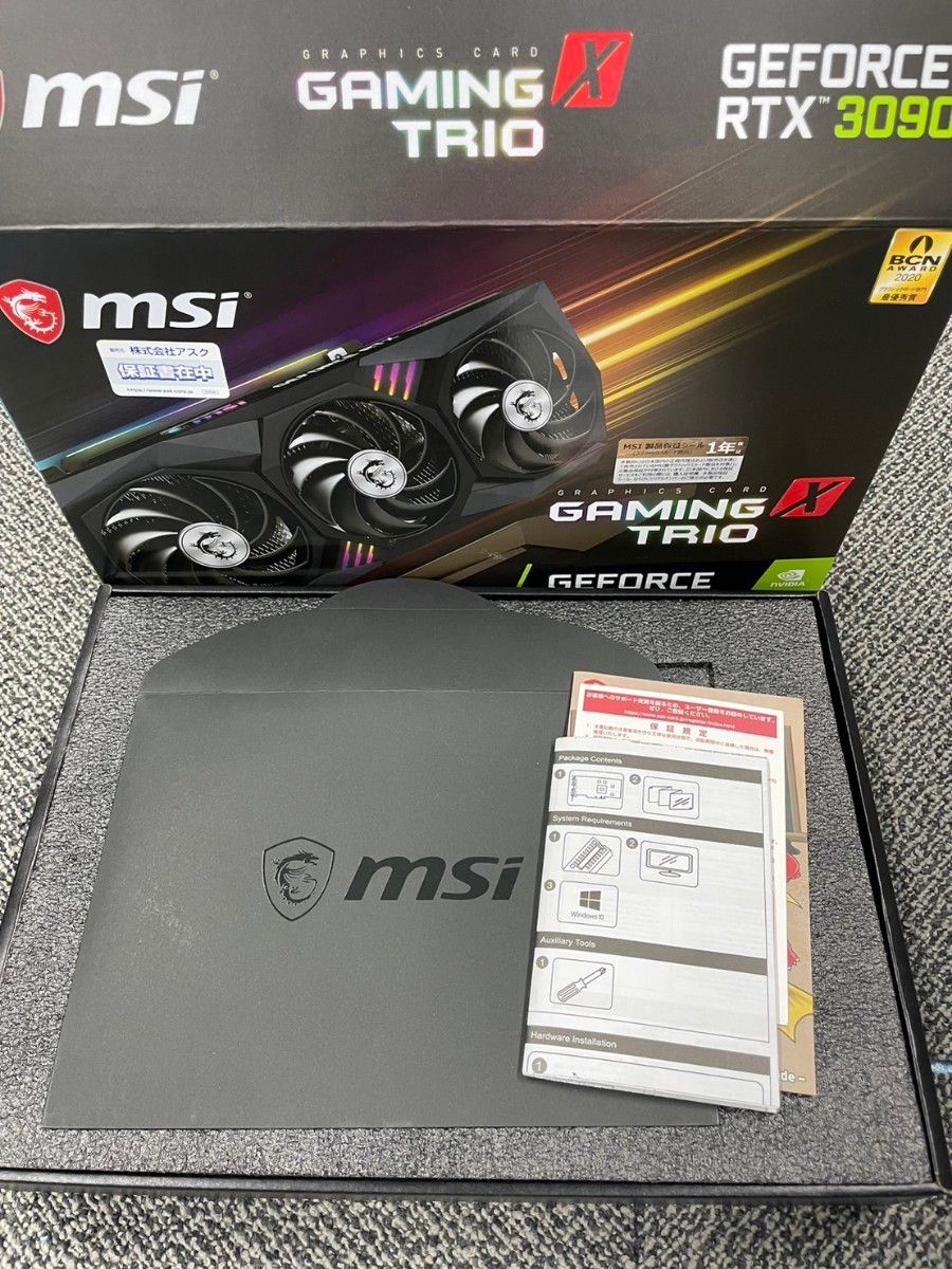 良品 美品 GeForce RTX 3090 GAMING X TRIO 24G|PayPayフリマ