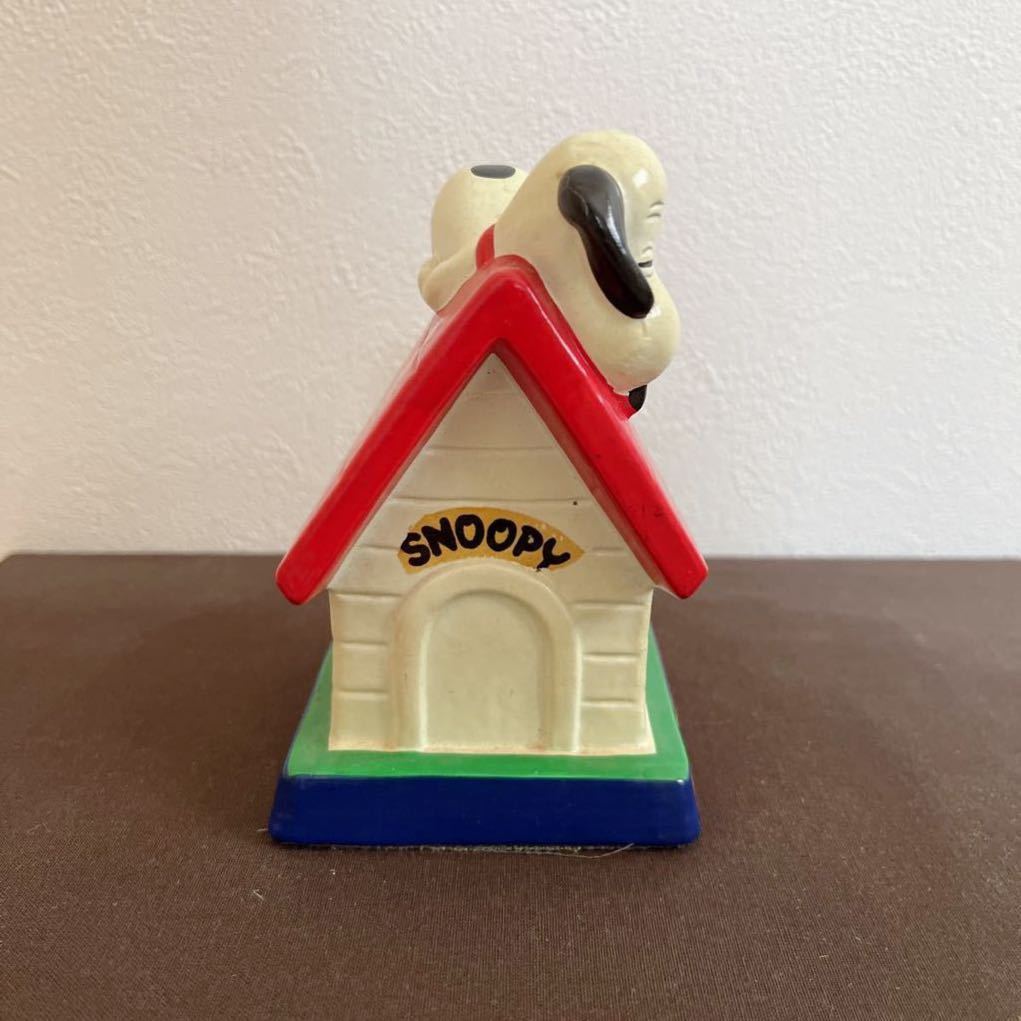 ビンテージ スヌーピー determined snoopy peanuts paper mache フィギュア 70's フィギュリン dog house ディターミンド