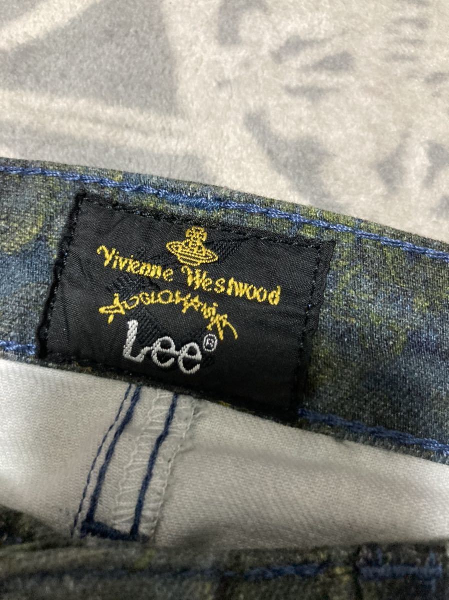  Vivienne Westwood Anne Glo любитель LEE сотрудничество транскрипция брюки 