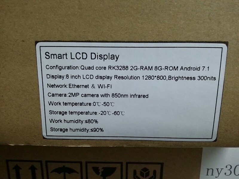 未使用品 Smart LCD Display サーマルカメラ ny308 8インチ タブレット型 卓上スタンド_画像3