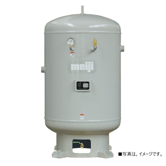 エアータンク 400L 明治機械 補助タンク ST400E-140 中圧 コンプレッサー 空気タンク 圧縮空気〔法人様お届け〕