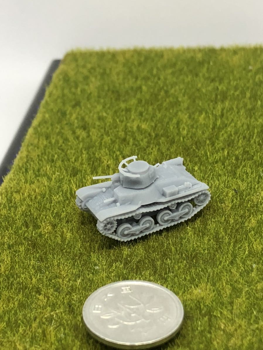 1/144レジンキット　未組立　未塗装 WWⅡ　日本陸軍 九五式軽戦車 指揮車型　A ワールドタンクミュージアム【同梱可能】0409_画像2