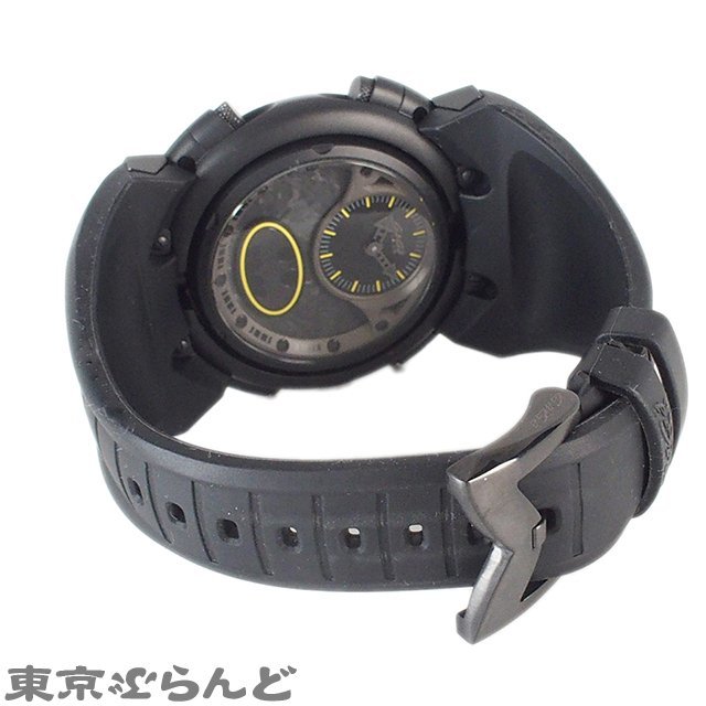 正規品 101673902 ガガミラノ 電池式 メンズ 腕時計 ラバー SS 黒 8000