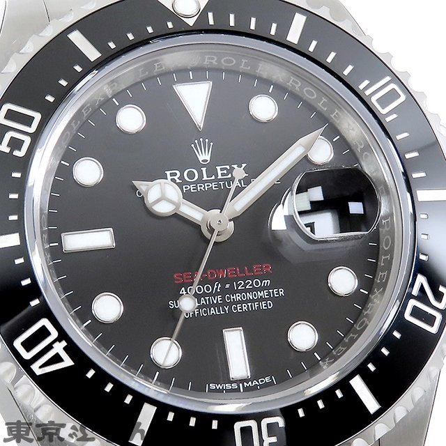 101677503 Rolex ROLEX Sea Dweller red si-do126600 Random number oyster breath box guarantee attaching wristwatch men's self-winding watch seal attaching unused 