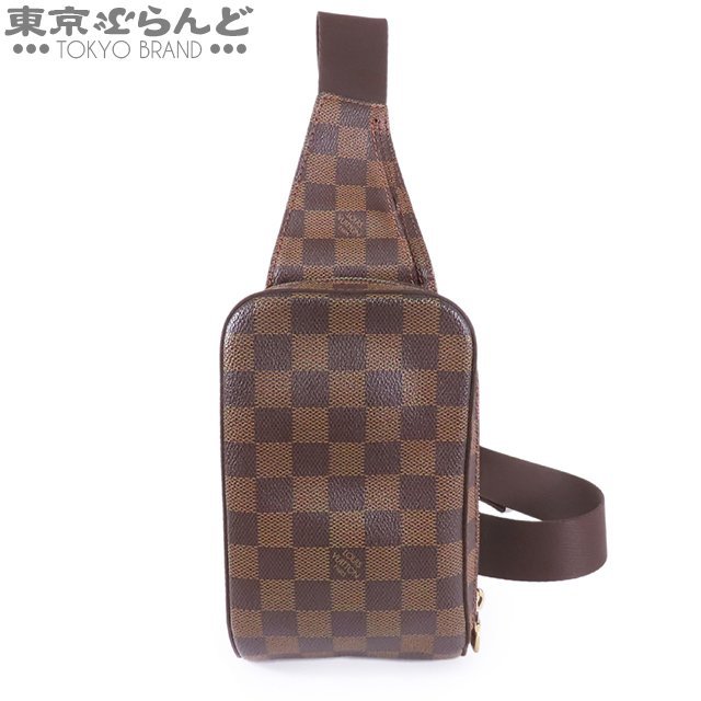 101671412 ルイヴィトン LOUIS VUITTON ダミエ・エベヌ ジェロニモス N51994 ボディバッグ ショルダーバッグ ユニセックス A_画像1