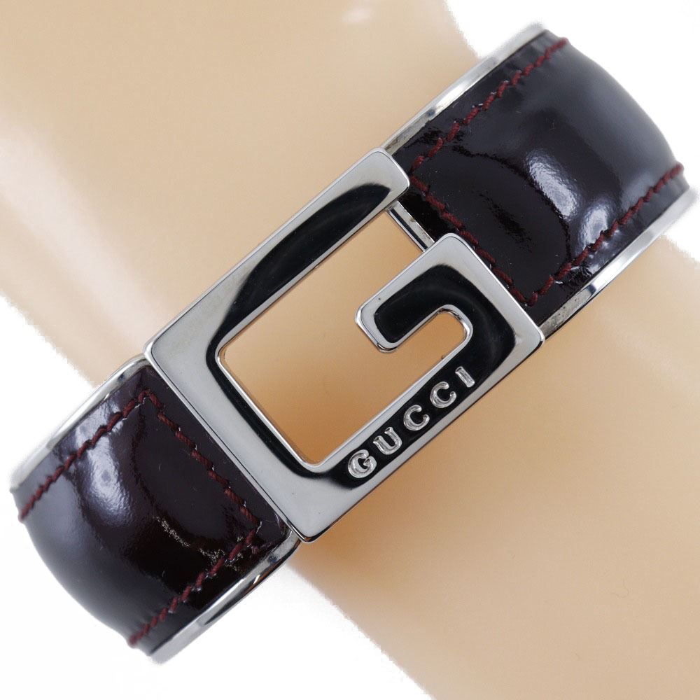 超爆安 グッチ GUCCI Gロゴ レディース【W152623716】中古 シルバー