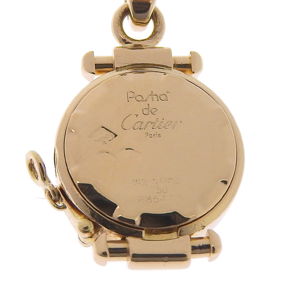 CARTIER Cartier Pacha *du* Cartier clock charm pendant top K18YG lady's [H152623708] used 