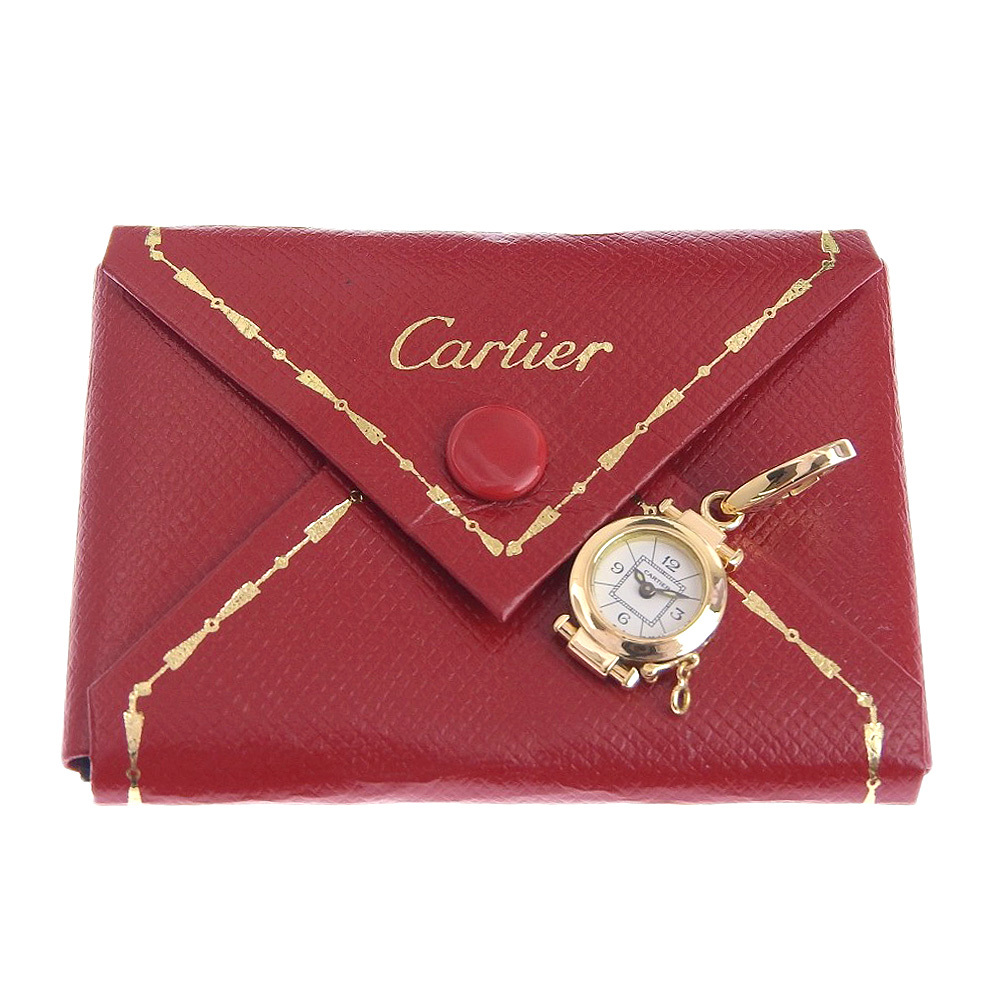 CARTIER Cartier Pacha *du* Cartier clock charm pendant top K18YG lady's [H152623708] used 