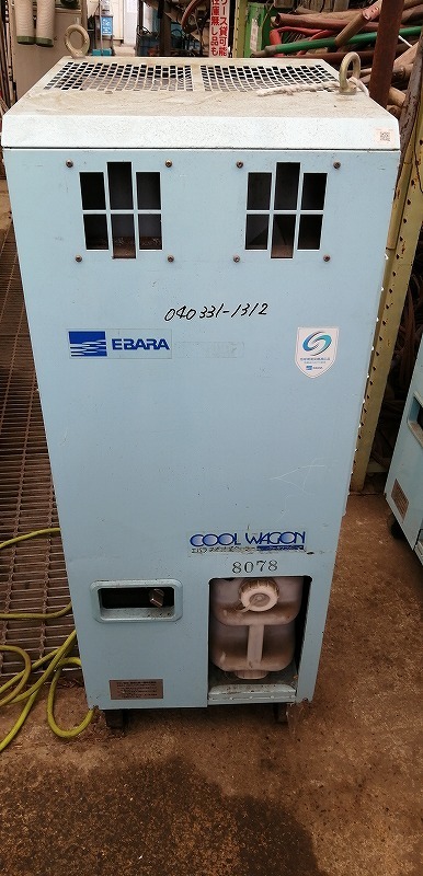 2A【石040331-1312WW1】スポットクーラー エバラ CW-2 冷却能力3700/4200kcal/h 200V 50/60Hz 消費能力4.3-4.9Kw_画像1
