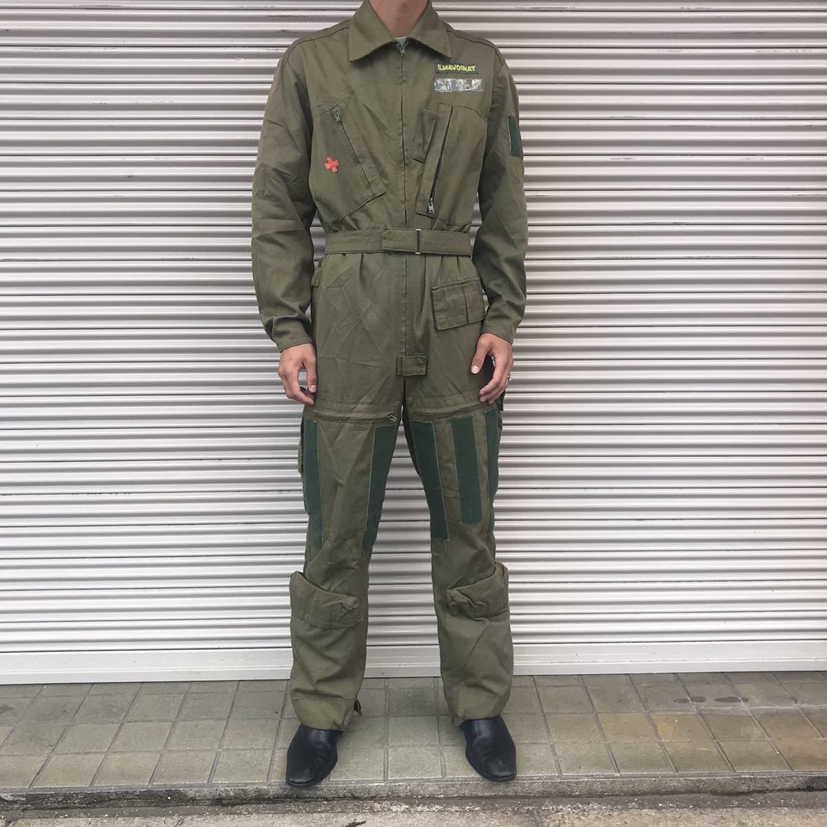 注目ブランドのギフト 貴重 90s S タンカース パンツ ヘリクルー 戦闘