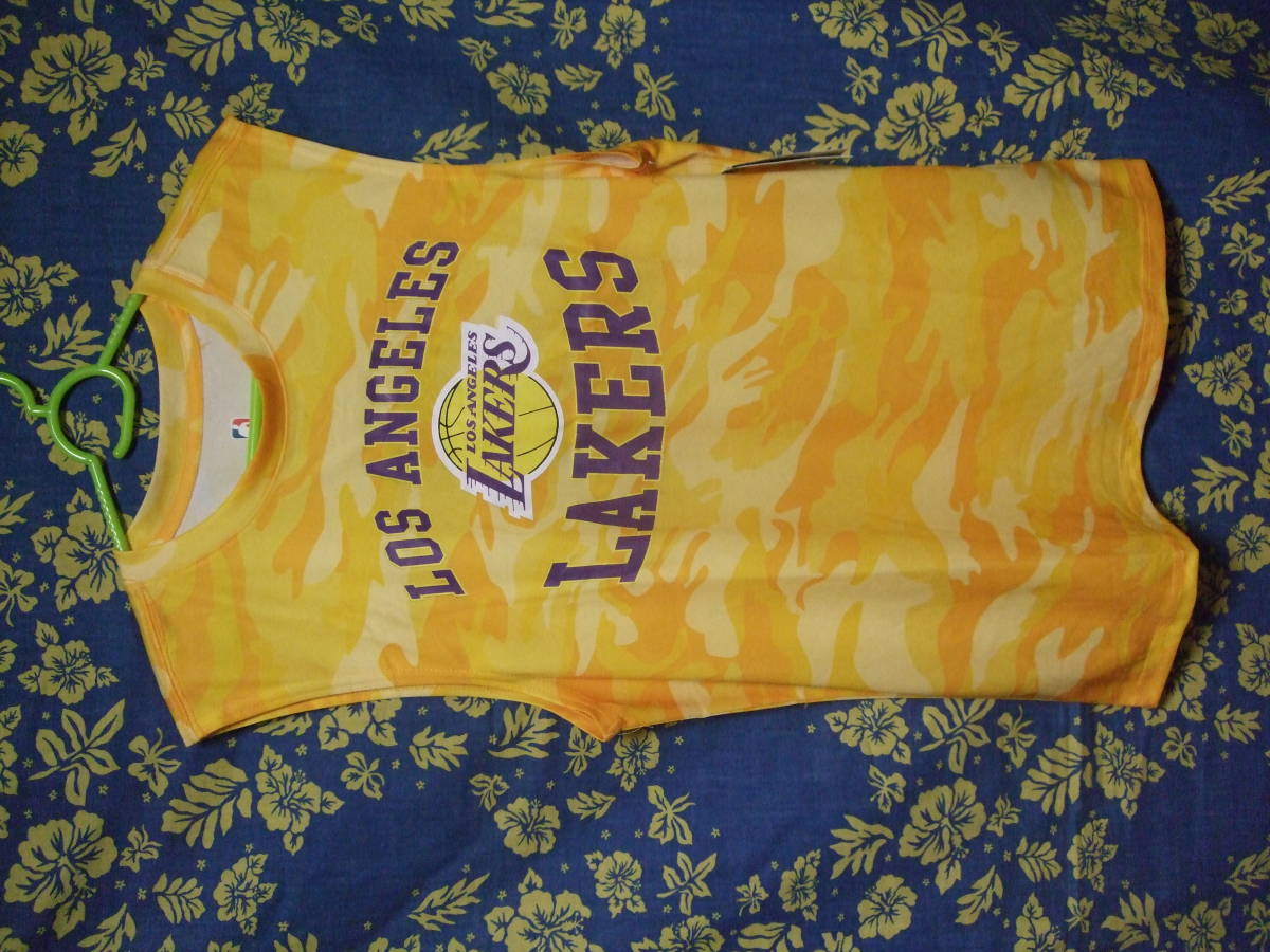 Los Angeles Lakersファンへ！★Los Angeles Lakers　6 Lebron 速乾ノースリーブシャツ ★S（海外サイズ）★新品！_画像1