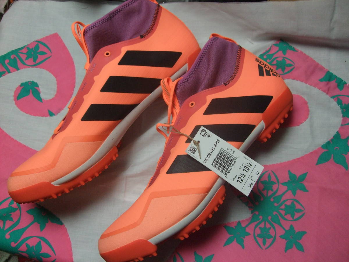 SALE！送料格安セール中！★adidasファンヘ！★adidas The Gravel Shoe GX1665 Cycling Shoe Orange Purple★30.5cm★新品！_画像2