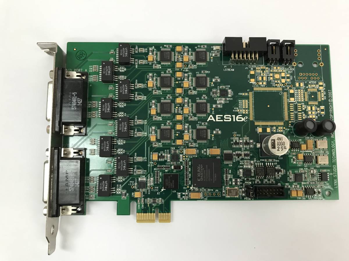 中古動作品 Lynx Studio Technology AES16e-SRC-G - PCI Express AES/EBU