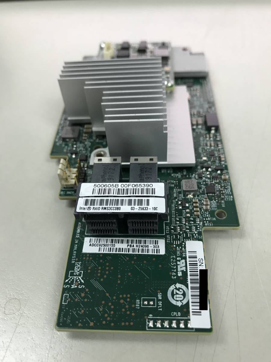 中古動作品 Intel RMS3CC080 SAS/SATA 12Gb PCIe RAID Controller Module_画像3