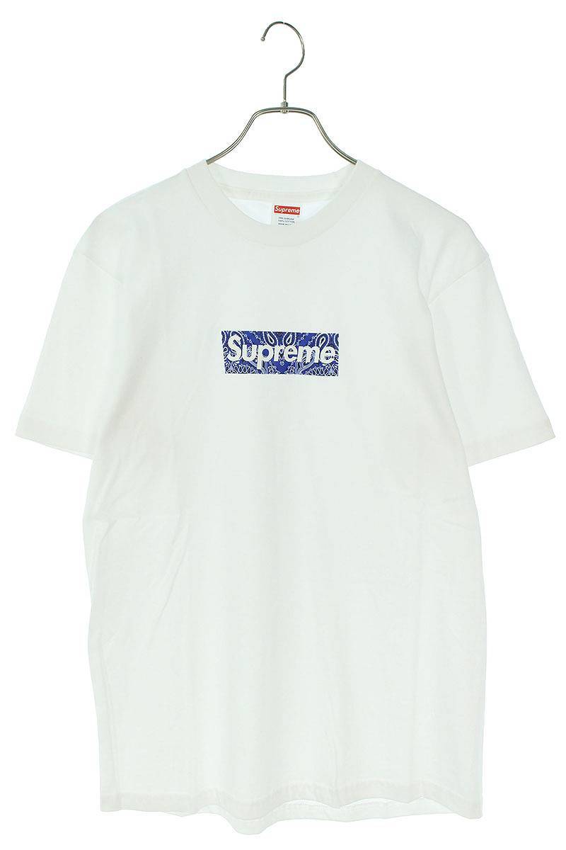 シュプリーム SUPREME 19AW Bandana Box Logo Tee サイズ:S バンダナボックスロゴTシャツ 中古 SB01