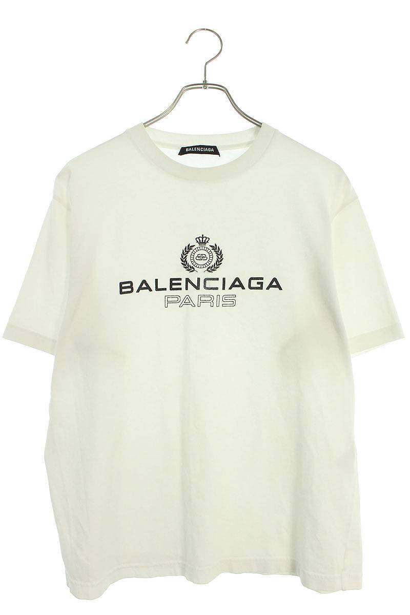 バレンシアガ BALENCIAGA 594579 TGV60 サイズ:XS BBロゴプリントT