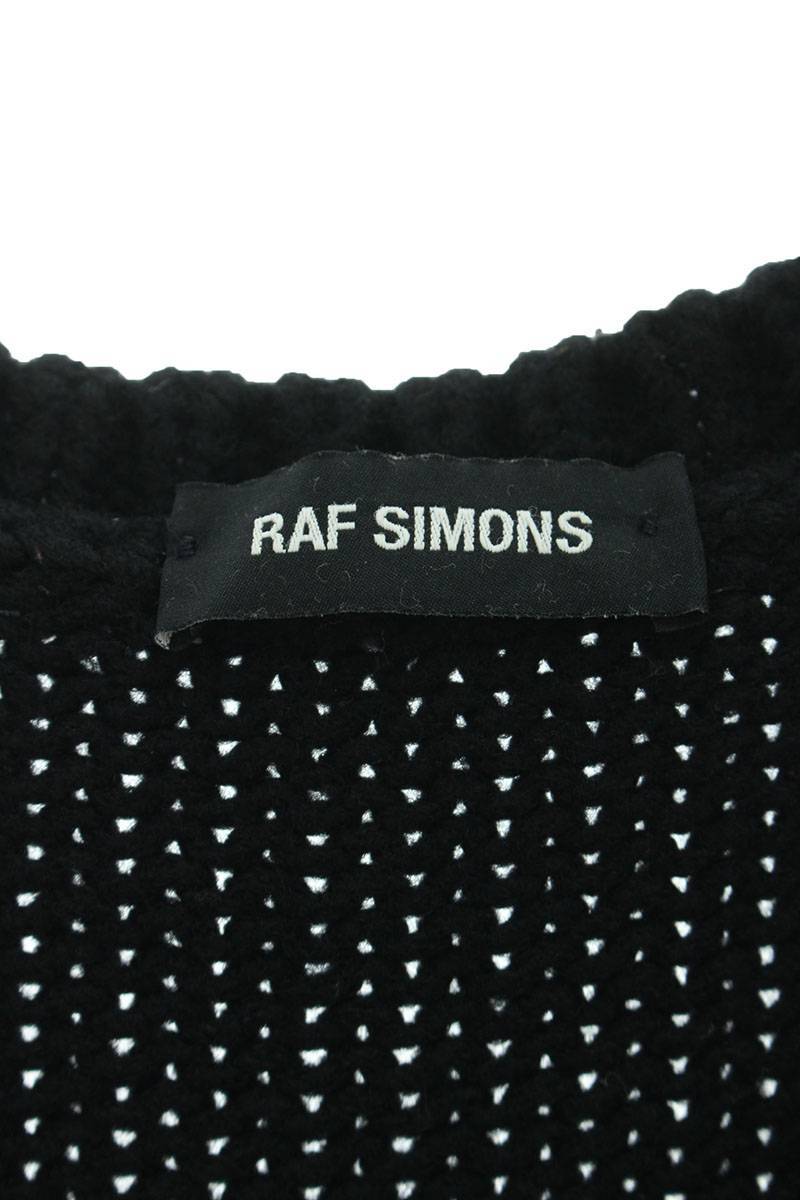 ラフシモンズ RAF SIMONS 15AW Patterned Wool Blend Vest サイズ:M