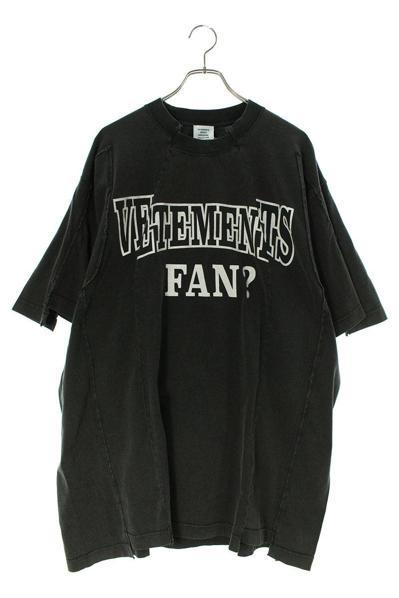 美しい ヴェトモン VETEMENTS SJ02 新古品 ロゴプリントTシャツ サイズ
