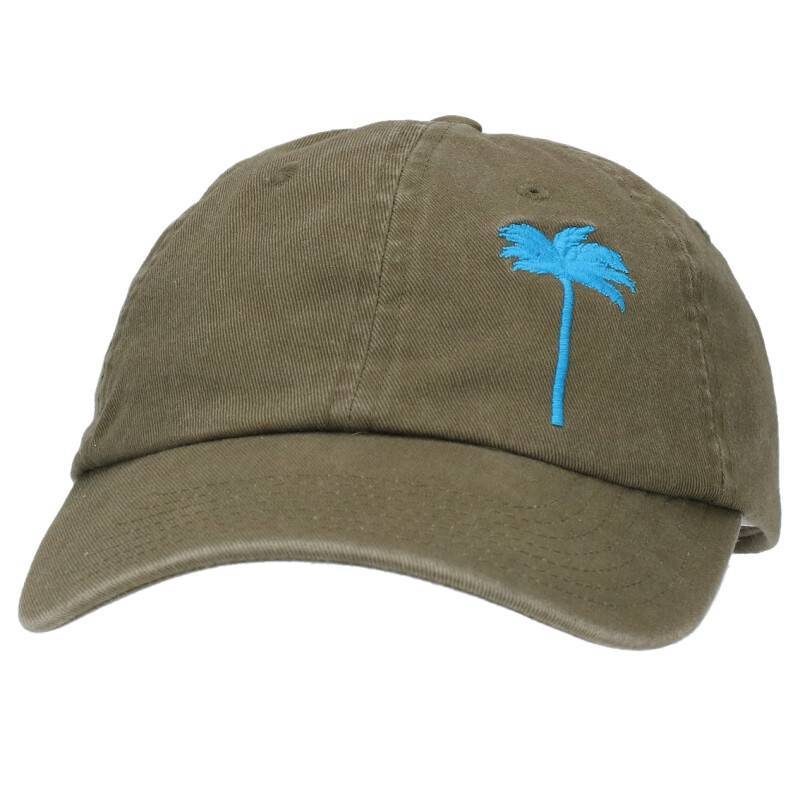 パームエンジェルス Palm Angels PMLB003S21FAB008 サイズ:ONE SIZE 刺繍コットン帽子 中古 OM10