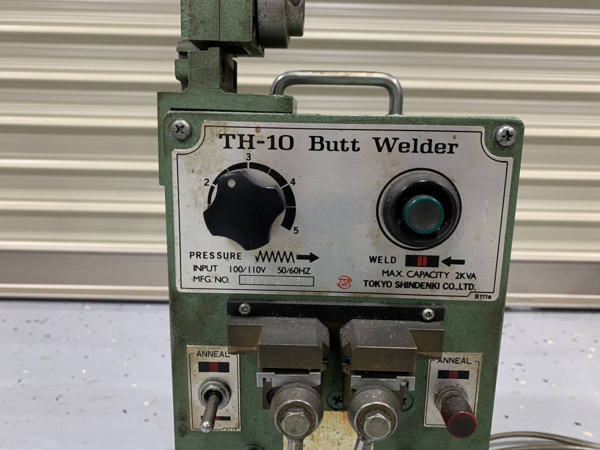 東京新電機 TH-10 バット溶接機 100v コンター別出品中 東京新電機 TH-10 バット溶接機 100v コンター別出品中