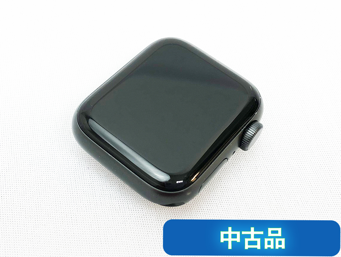 Apple Watch SE 40mm GPSモデル スペースグレイアルミニウム カプリブルースポーツバンド MYE02J/A MJK23FE/A_画像2
