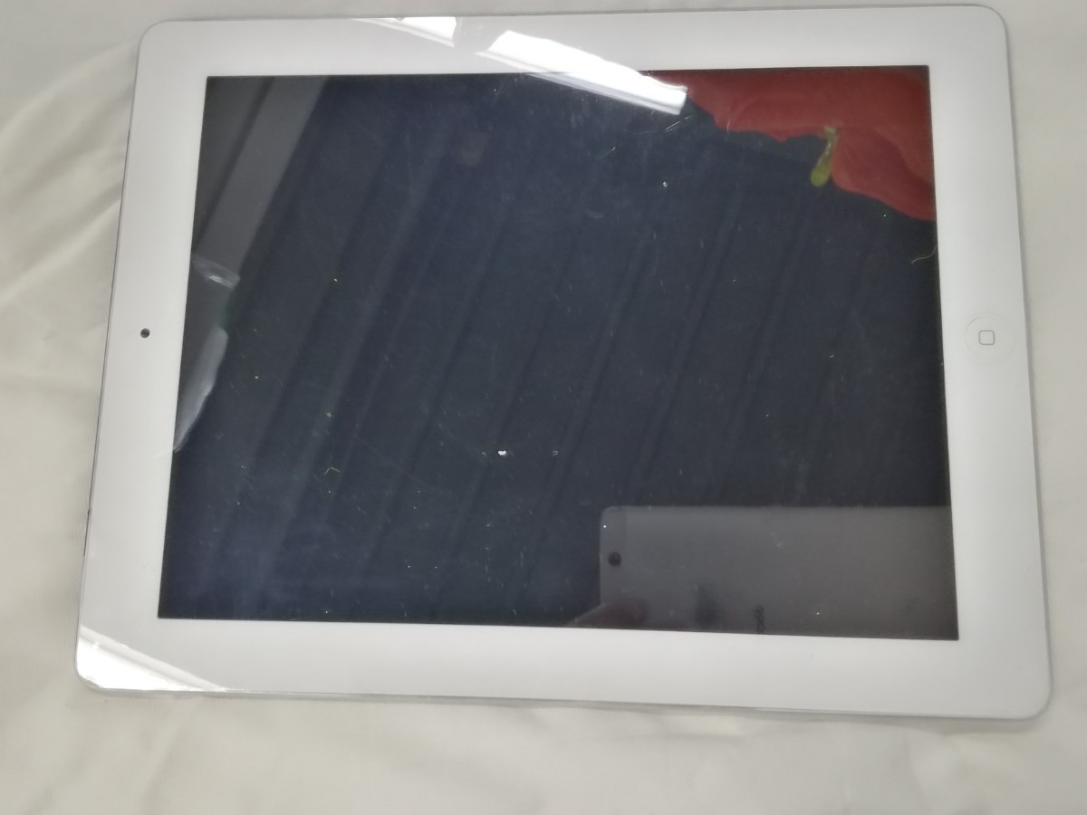 g_t E452 ☆Apple iPad 第2世代64GB ホワイトA1396 MC984LL/A 北米版Wi