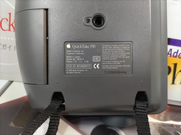 Apple Apple QuickTake 150 Digital Camera for Macintosh Quick Take 150 デジタルカメラ 通電確認 本体美品 箱説付属 1995年 マクロ_画像7