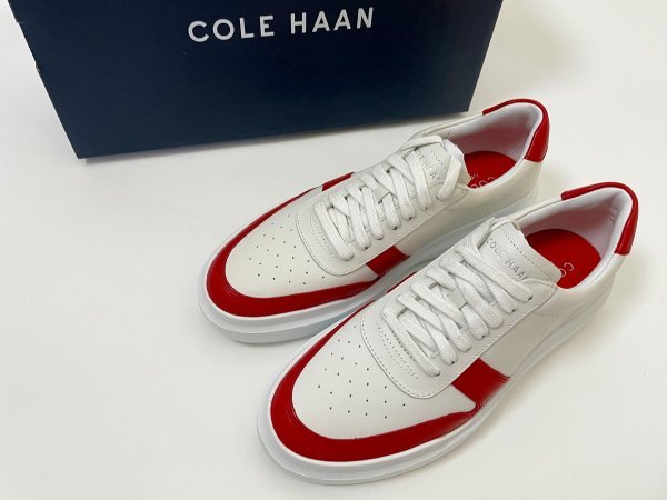 ★【新品 送料無料 定価26,400円】国内正規品 Cole Haan コールハーン グランド プロ ラリー コート レザー スニーカー シューズ 7M 24.5cm_画像5