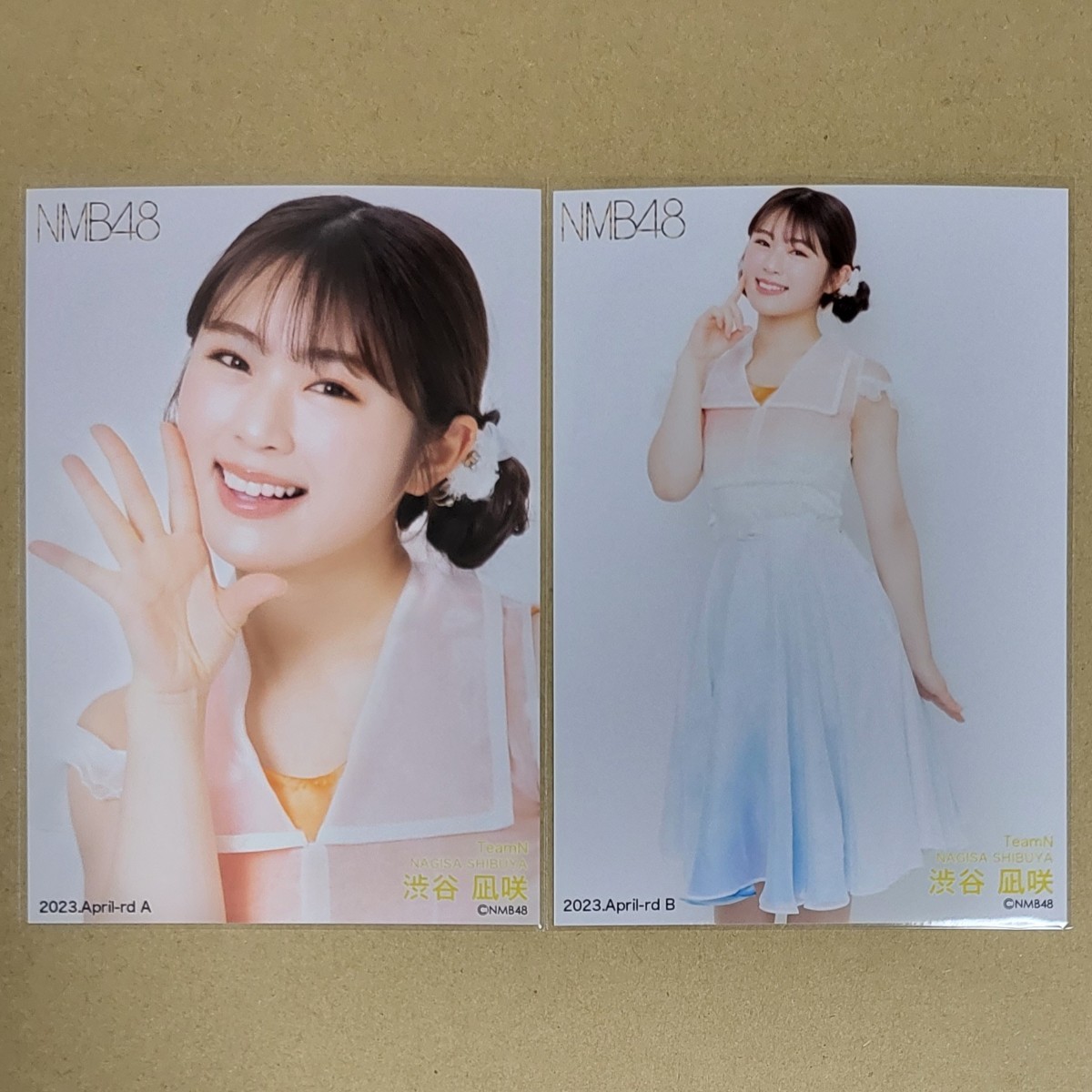 NMB48 渋谷凪咲 2023 April ランダム生写真コンプ - 通販