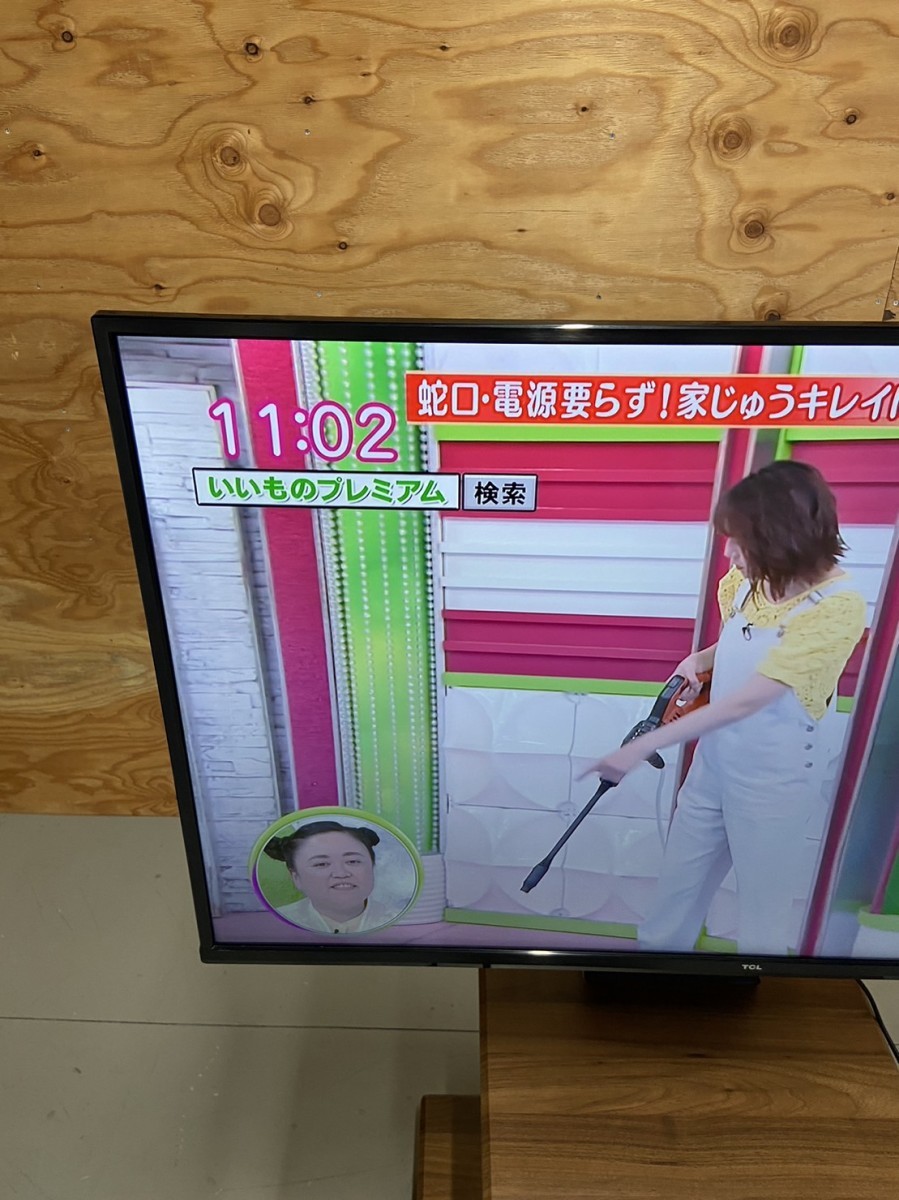 TCL 43V型 4K液晶テレビ 43P615　Amazon Prime Video対応 スマートテレビ　4Kチューナー内蔵　 2022年製　黒　テレビ台つき　73019A_画像3