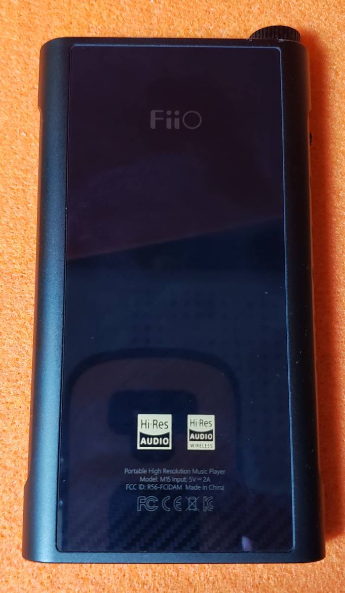 デジタルオーディオプレーヤー FiiO M15 FIO-M15-B DAP 64GB DAP　中古品＋専用ケース_画像8
