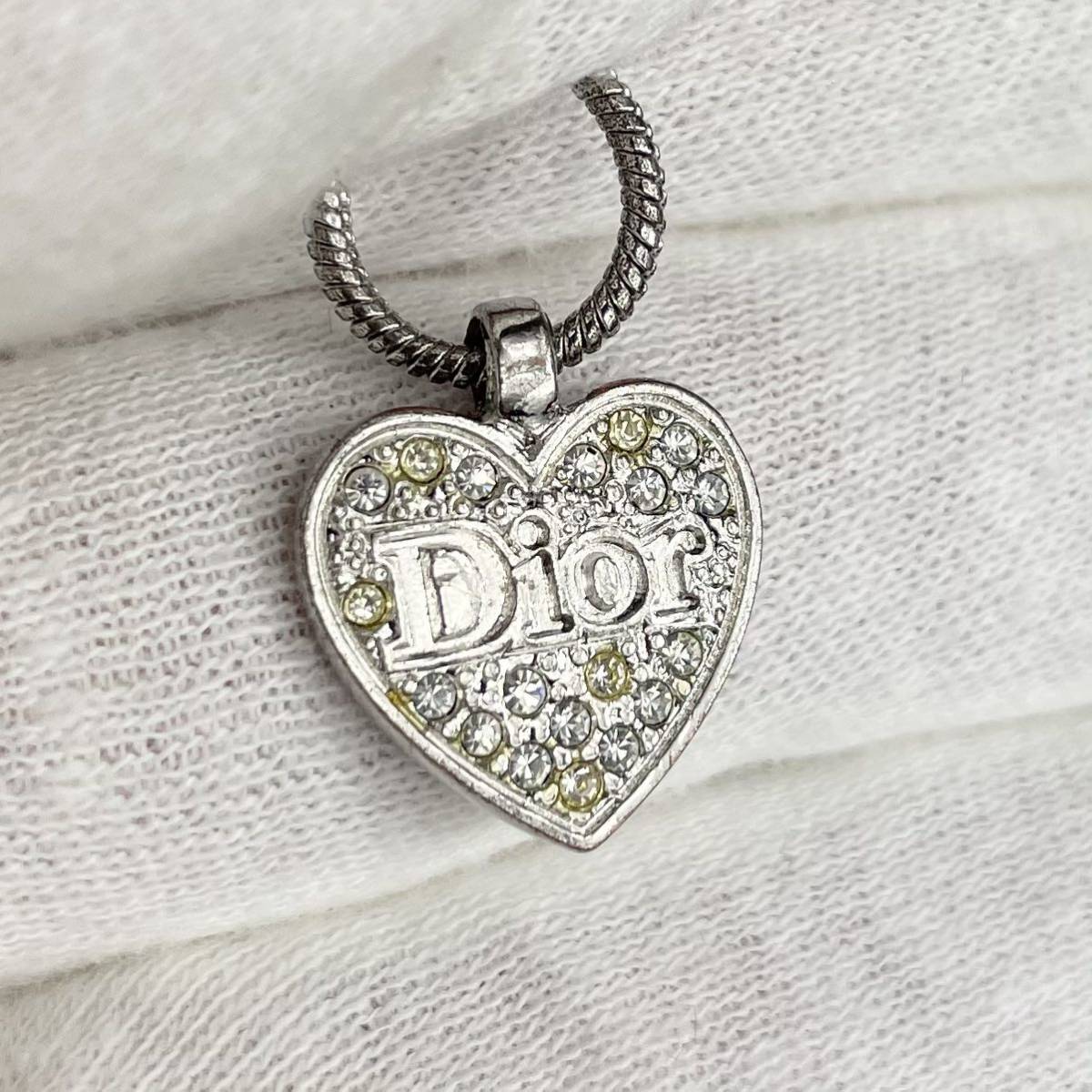 Dior ヴィンテージ ハート ネックレス_画像3