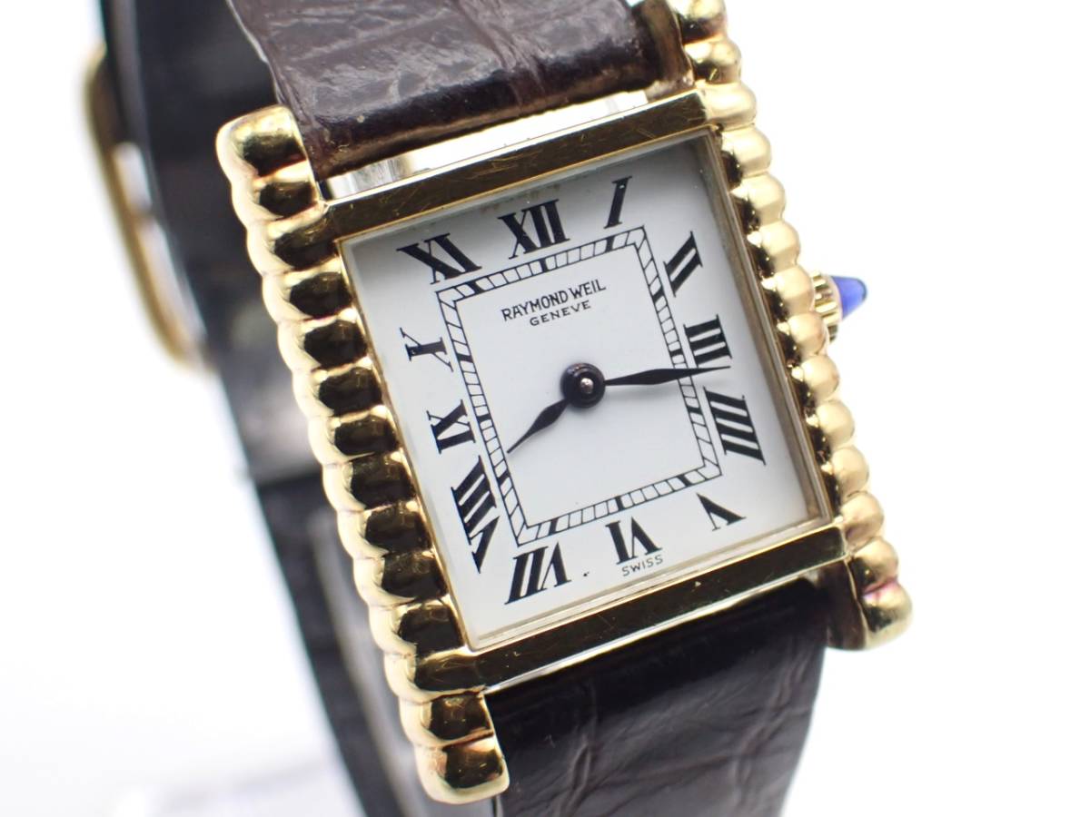 1円~☆稼働品☆RAYMOND WEIL レイモンドウィル GENEVE ジュネーブ