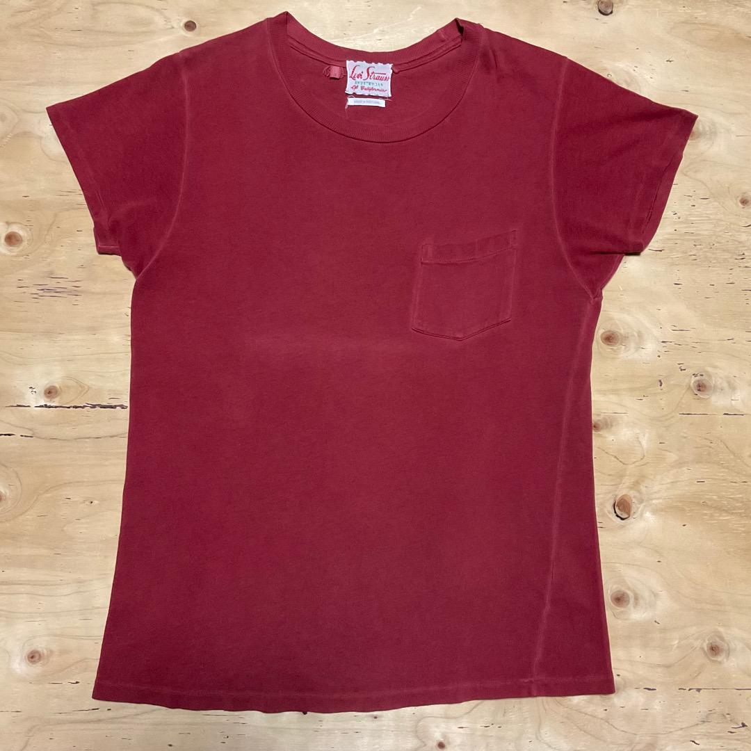 Levi's Vintage Clothing -50's SPORTS WEAR POCKET TEE- WINE RED LVC リーバイスヴィンテージクロージングの画像2