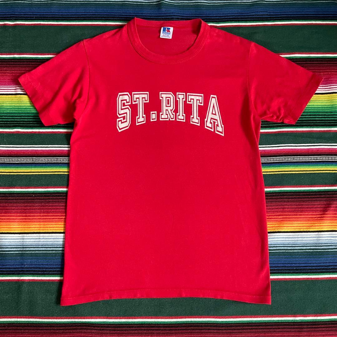 90s VINTAGE RUSSEL -ST. RITA- MADE IN USA ヴィンテージ　ラッセル　アメリカ製　シングルステッチ_画像4