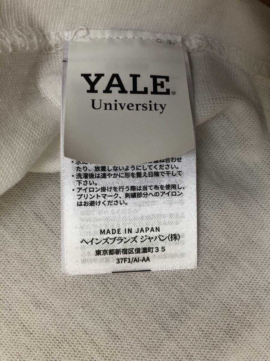 新品 タグ付 日本製 チャンピオン champion 復刻バータグ YALE フットボールTシャツ