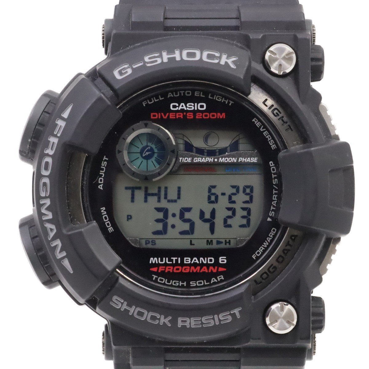 カシオ G-SHOCK フロッグマン ソーラー電波 メンズ 腕時計 GWF-1000-1JF【いおき質店】