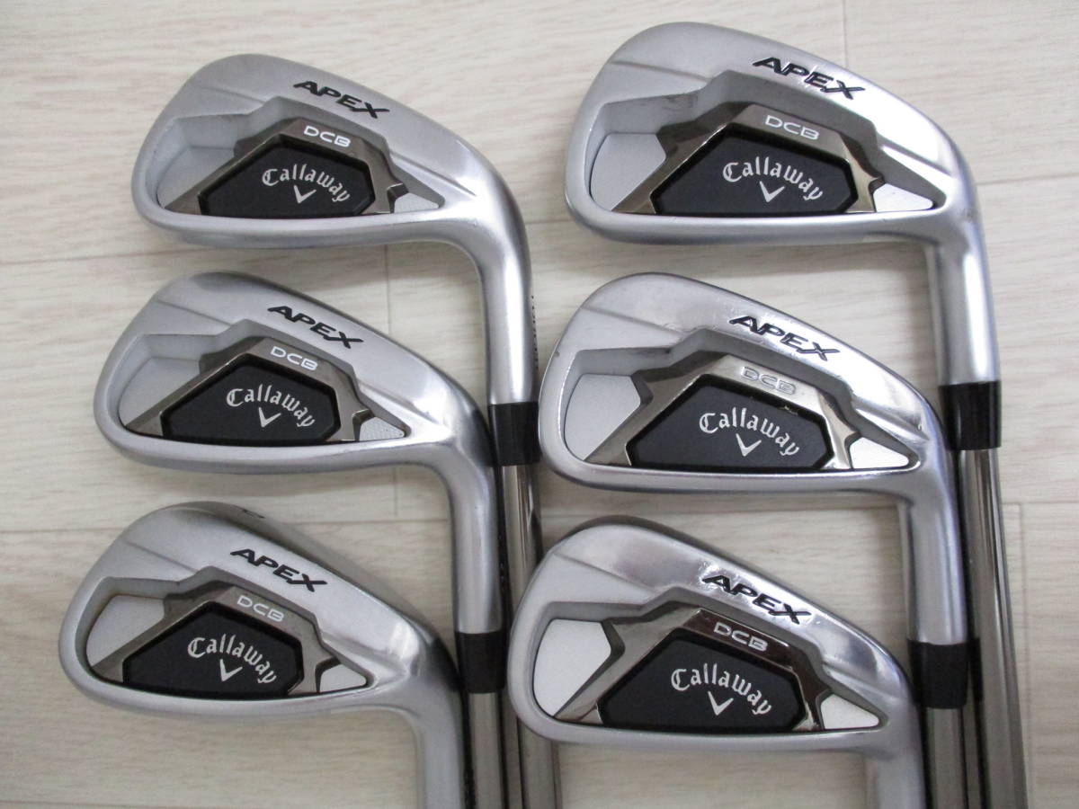 キャロウェイ APEX DCB 2021 アイアン リシャフト ATTAS 80 (S) 5-PW 6