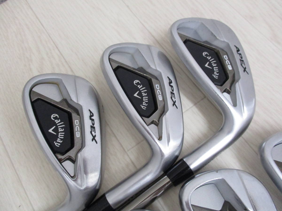 キャロウェイ APEX DCB 2021 アイアン リシャフト ATTAS 80 (S) 5-PW 6