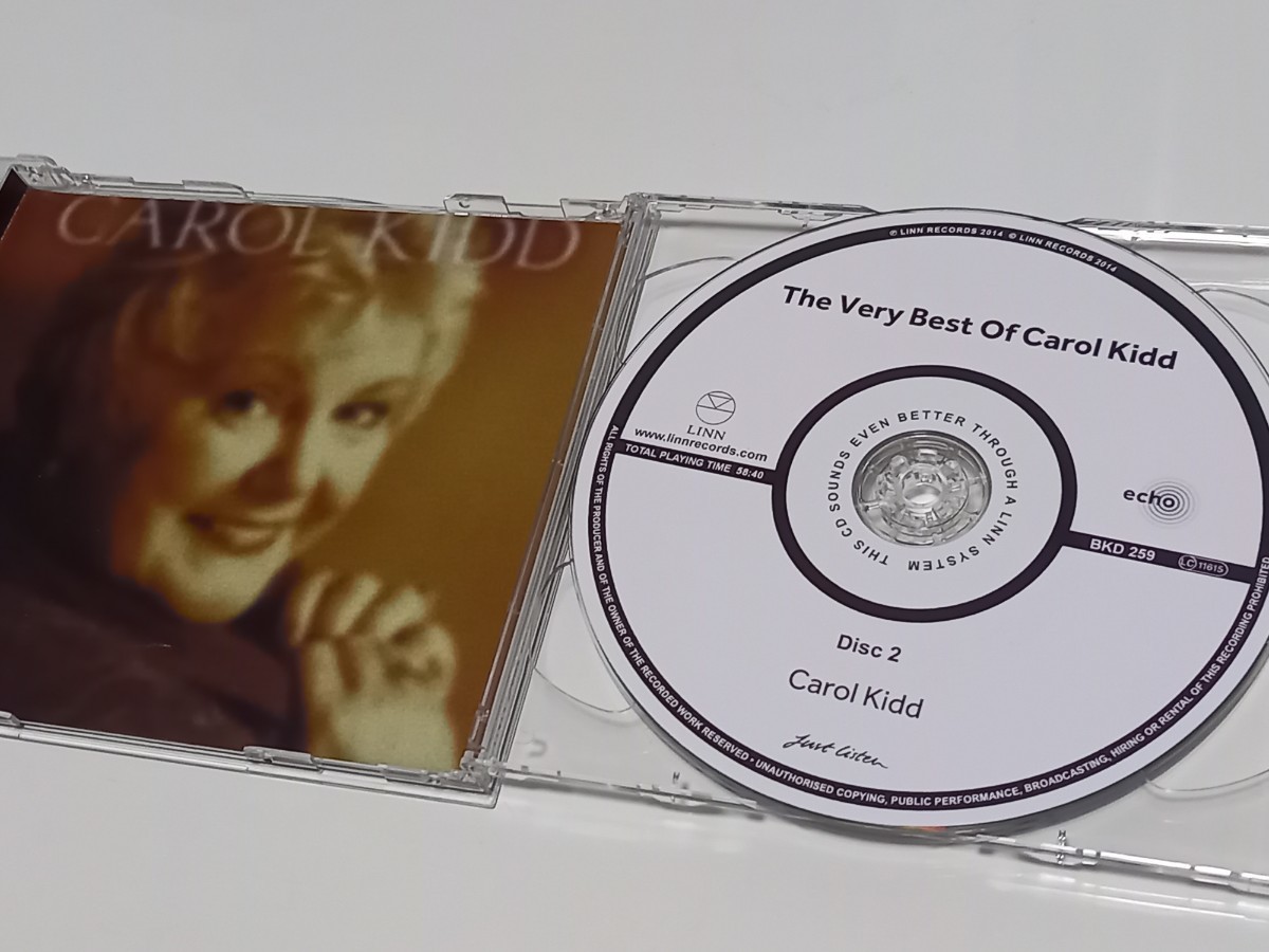 キャロル・キッド　Carol Kidd　The Very Best Carol Kidd　2CD　LINN Records　ケース破損あり_画像4