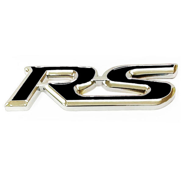 エンブレム RS ステッカー カスタム パーツ カー用品 3D プレミアム バックドア 外装パーツ ブラック_画像1