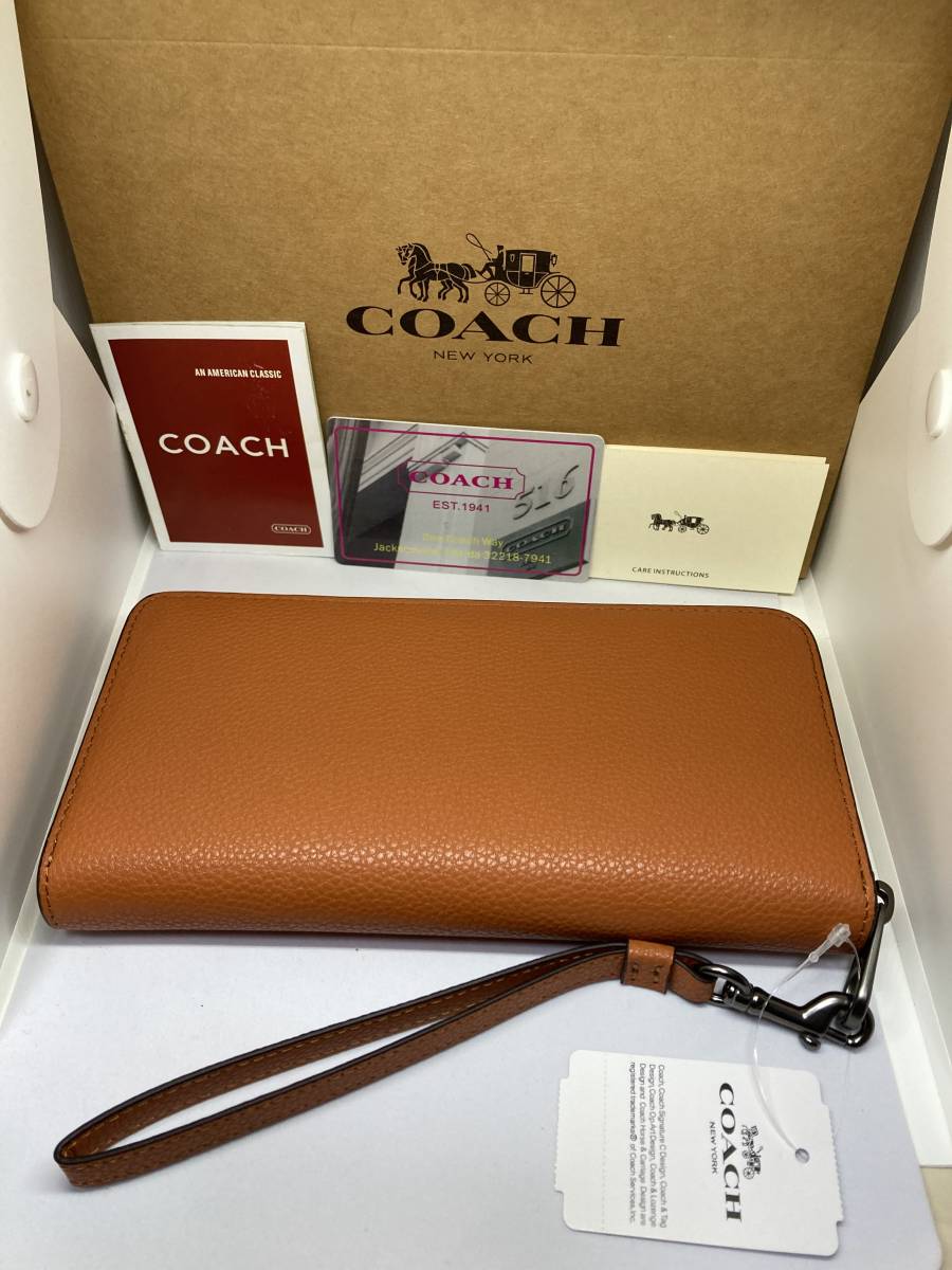 ☆新品未使用 正規品 COACH コーチ C3548 長財布 ホースアンド